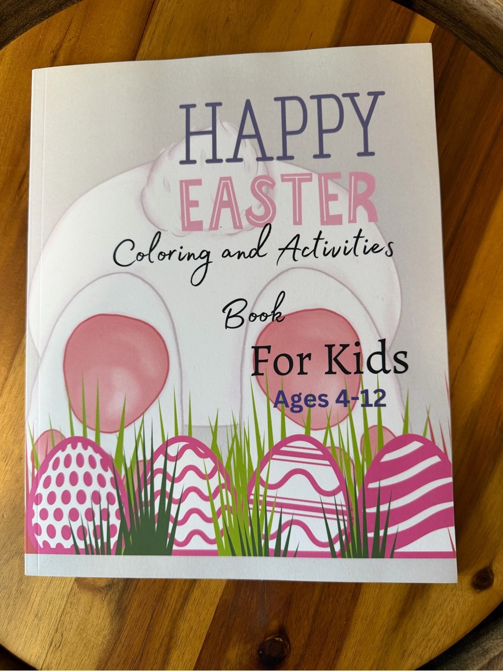 Happy Easter Coloring and Activities Book for Kids - Pink